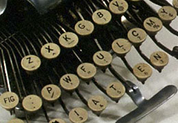 Oregon Historical Society's picture of Abigail Scott Duniway's typewriter