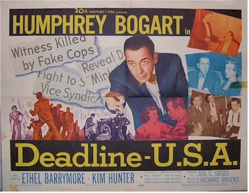 deadlineusa Deadline U.S.A. movie poster