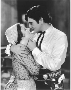 Richard Dix as Yancey Cravat followed the frontier while Irene Dunne as Sabra kept the presses rolling Gun-toting Richard Dix as Yancey Cravat, and Irene Dunne in frontierswoman apron