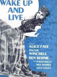 Wake Up and Live movie poster with Winchell billed second