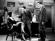 TCM clip of Ona Munson, Edward G. Robinson, Aline MacMahon, and Boris Karloff in Five Star Final promo picture via TCM