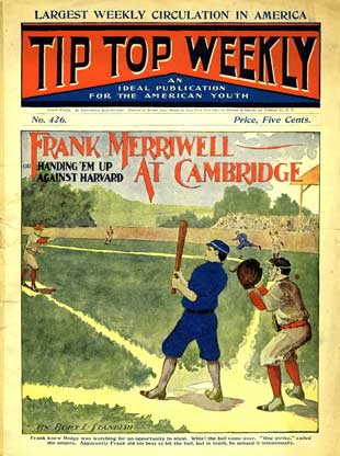 Tip Top Weekly baseball game cover, 1904