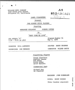 Script cover from tobacco industry archives