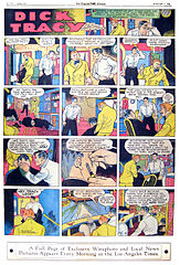 Color Sunday comics page