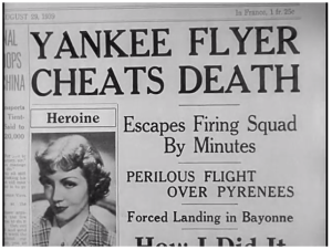 Yankee Flyer Cheats Death headline